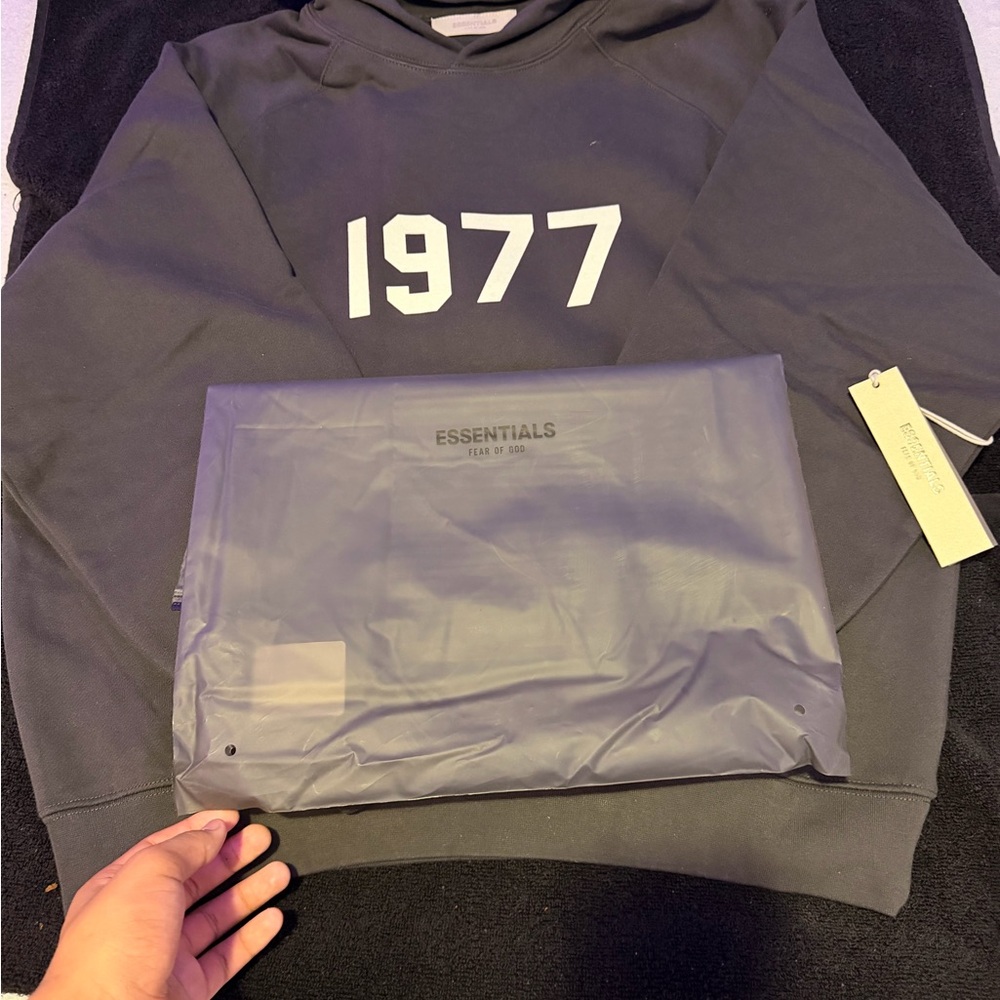 Essentials Charcoal Hoodie